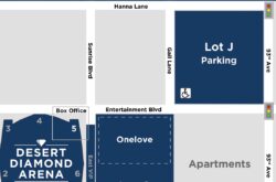 Desert Diamond Area Parking Map