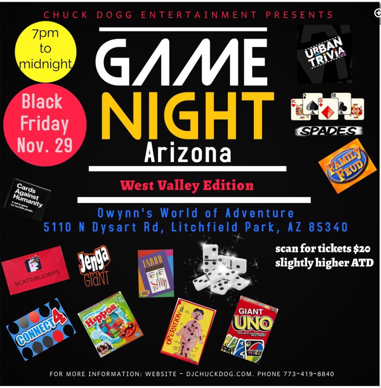 Game Night AZ (poster)